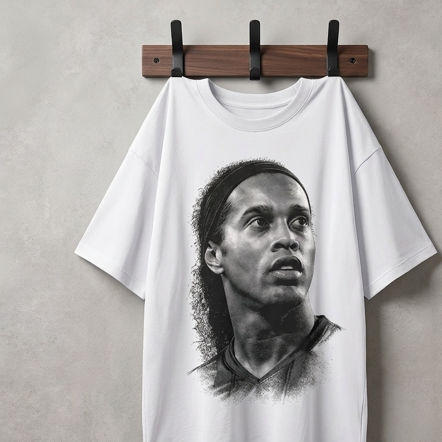 Naslov "El Mago" Ronaldinho – Premium Pamučna Majica