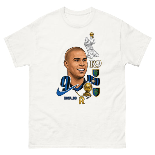 Il Fenomeno '98: Ronaldo Inter Retro Collage T-Shirt - OffsideIl Fenomeno '98: Ronaldo Inter Retro Collage T-ShirtT-SHIRT Offside OffsideWhite