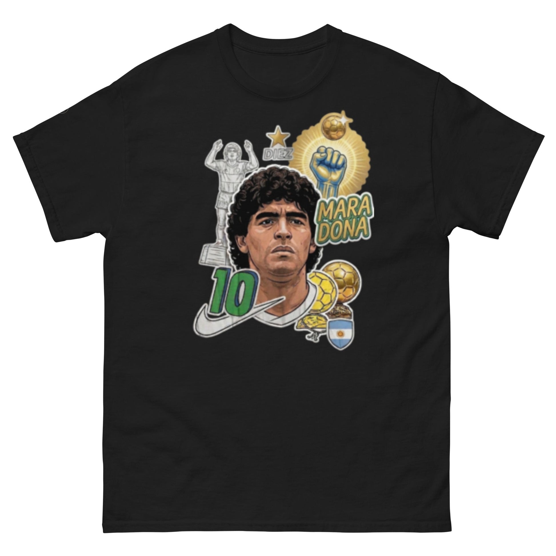 Božija ruka: El Pibe" – Dijego Maradona Kolaž - OffsideBožija ruka: El Pibe" – Dijego Maradona KolažT-SHIRT Offside OffsideBlack
