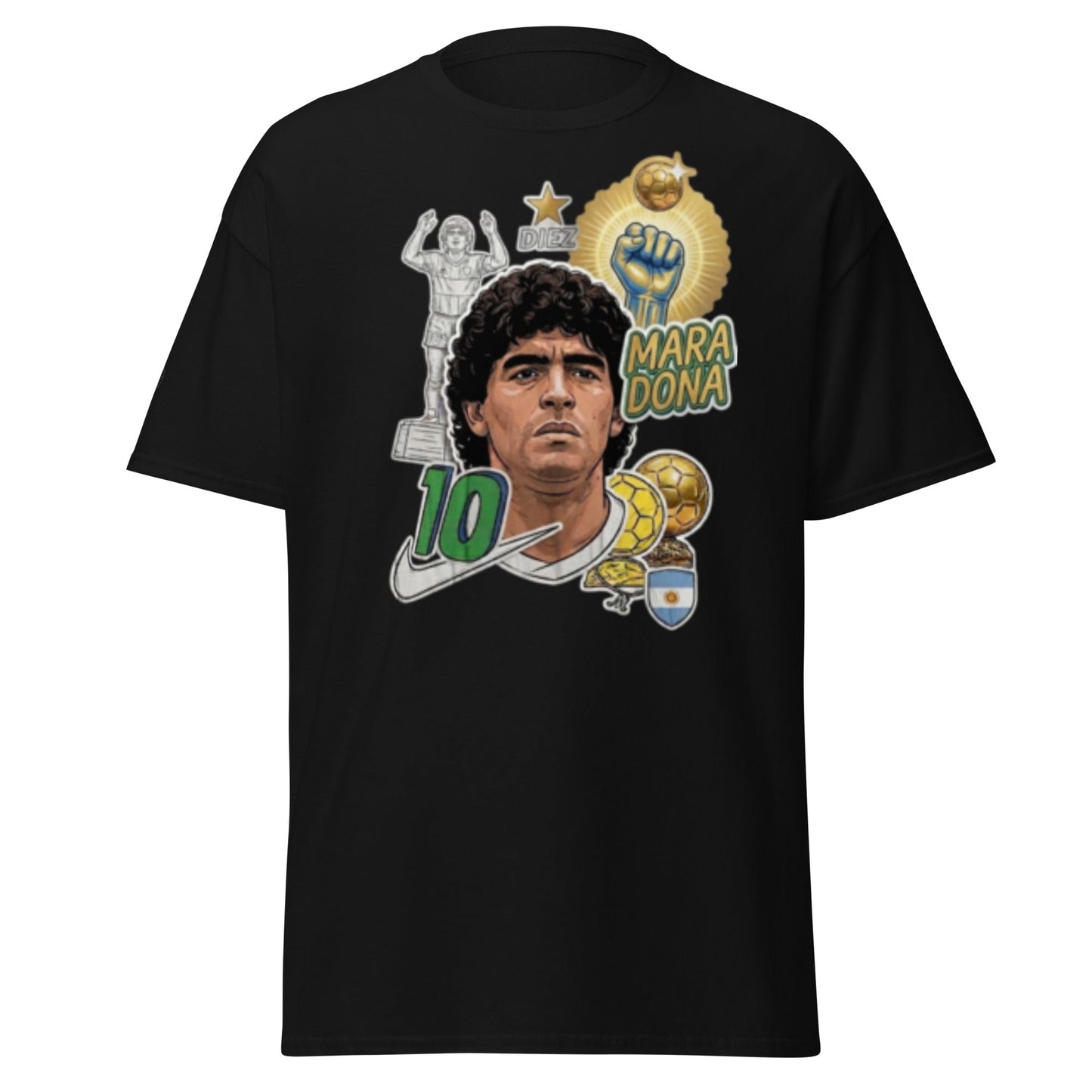 Božija ruka: El Pibe" – Dijego Maradona Kolaž - OffsideBožija ruka: El Pibe" – Dijego Maradona KolažT-SHIRT Offside OffsideWhite