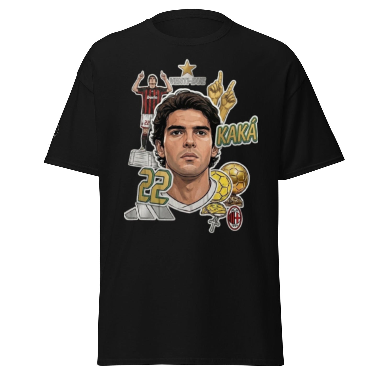 Graphic Tee "Kaká Rossonero Collage Style" - OffsideGraphic Tee "Kaká Rossonero Collage Style"T-SHIRT Offside OffsideWhite
