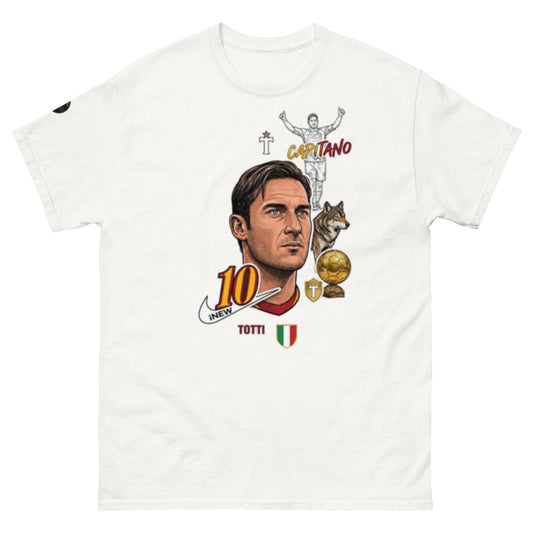 Il Capitano: Francesco Totti Roma Retro Collage T-Shirt - OffsideIl Capitano: Francesco Totti Roma Retro Collage T-ShirtT-SHIRT Offside OffsideWhite