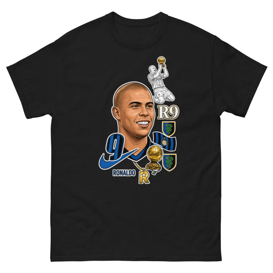 Il Fenomeno '98: Ronaldo Inter Retro Collage T-Shirt - OffsideIl Fenomeno '98: Ronaldo Inter Retro Collage T-ShirtT-SHIRT Offside OffsideBlack